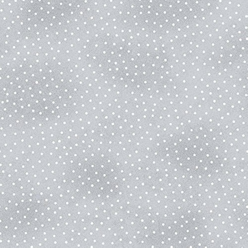 A. E. Nathan Comfy Prints Gray Micro Dot Flannel