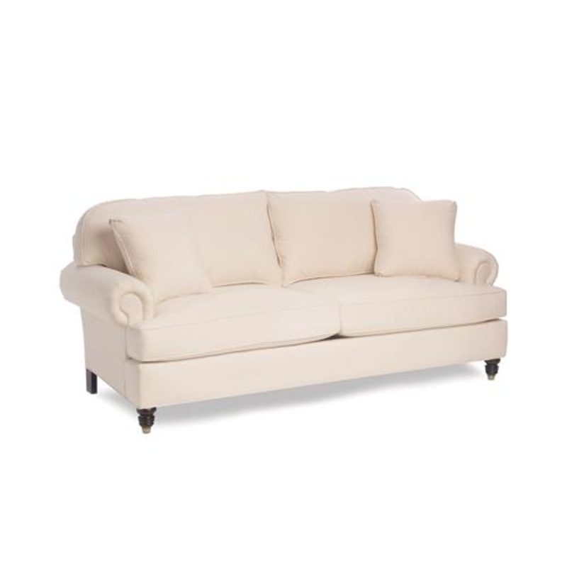 Classic Home Recessed Panel Arm Sofa