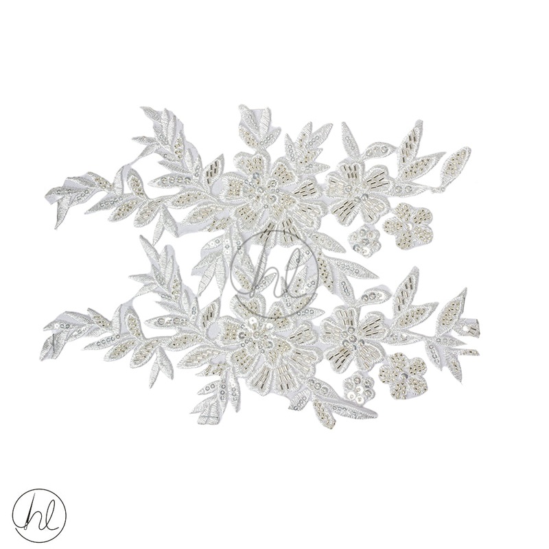 Motifs Fancy 10CMX30CM White