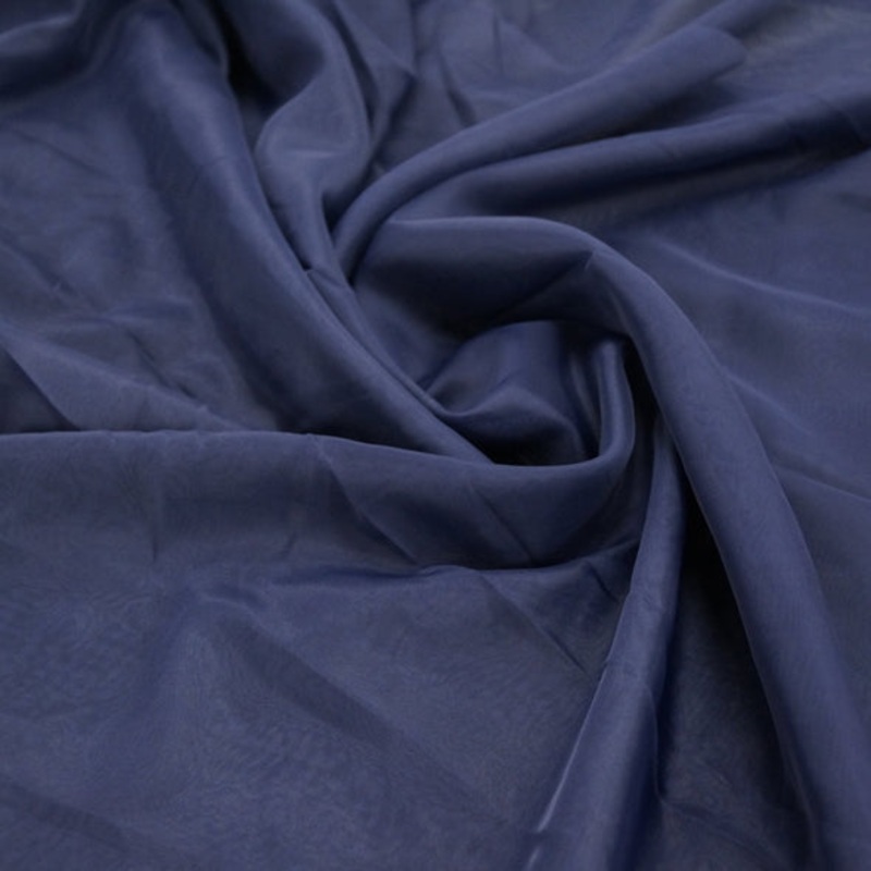 Voile Wholesale Fabric in Navy 1245