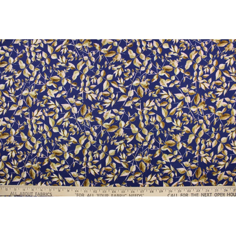 Benartex Monotones in Dark Blue