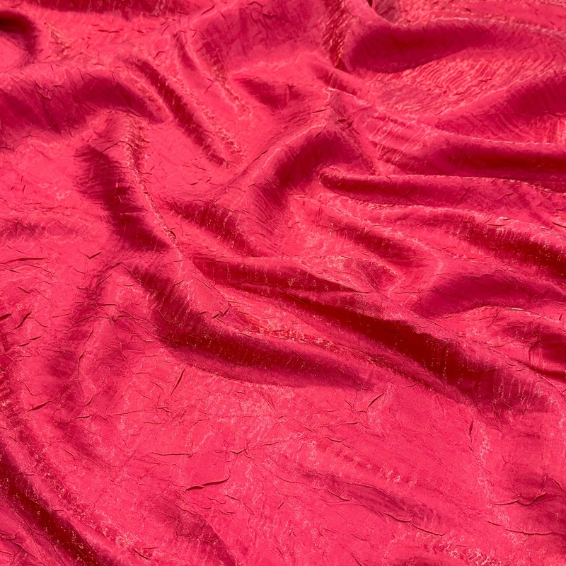Crush Shimmer (Galaxy) Wholesale Fabric in Cerise 143