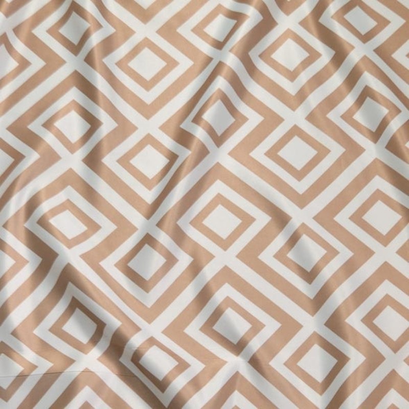Paragon Print (Lamour) Wholesale Fabric in Taupe