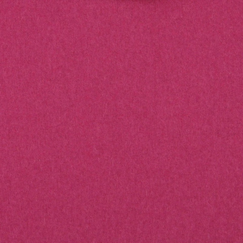 Brushed Wool Coating Fabric in Ruby