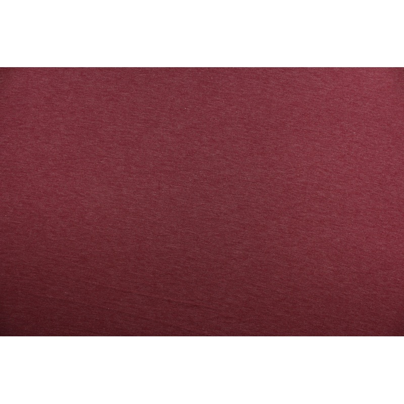 Cotton Lycra Jersey Knit Fabric in Burgundy