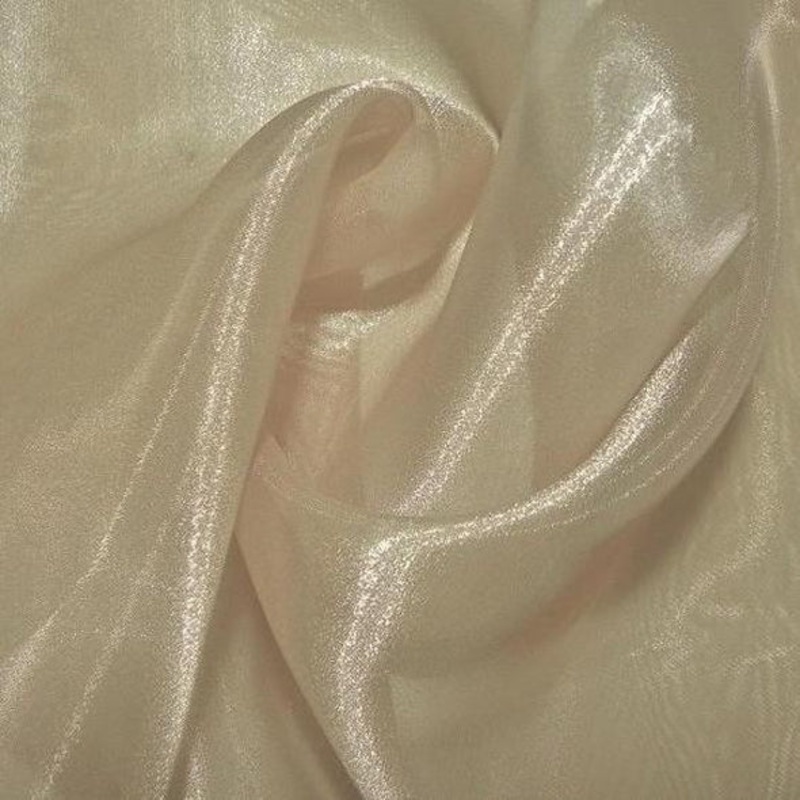 Crystal Organza Wholesale Fabric in Khaki 900