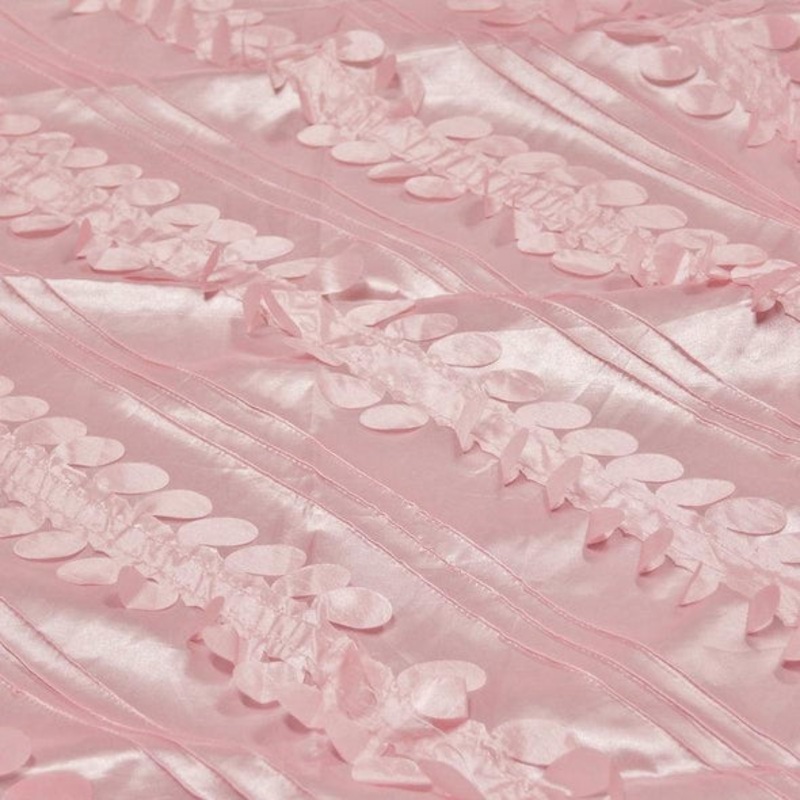 Diagonal Taffeta Wholesale Fabric in Pink Petal