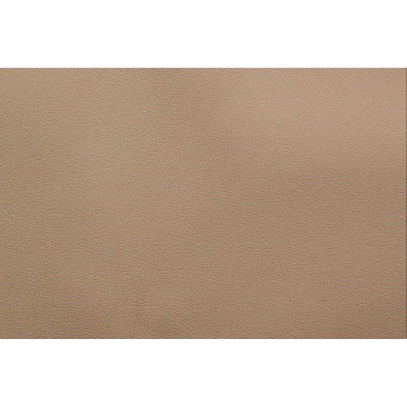 Faux Leather Fabric in Beige
