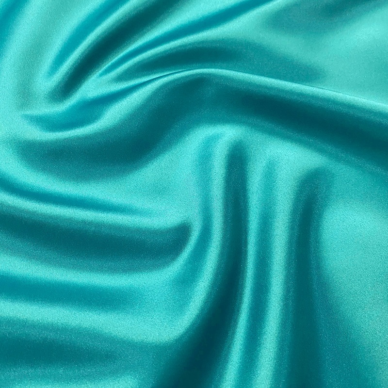 Lamour (Dull) Satin Wholesale Fabric in Aqua 1698