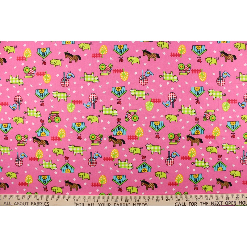 Quilting Old MacDonald in Pink