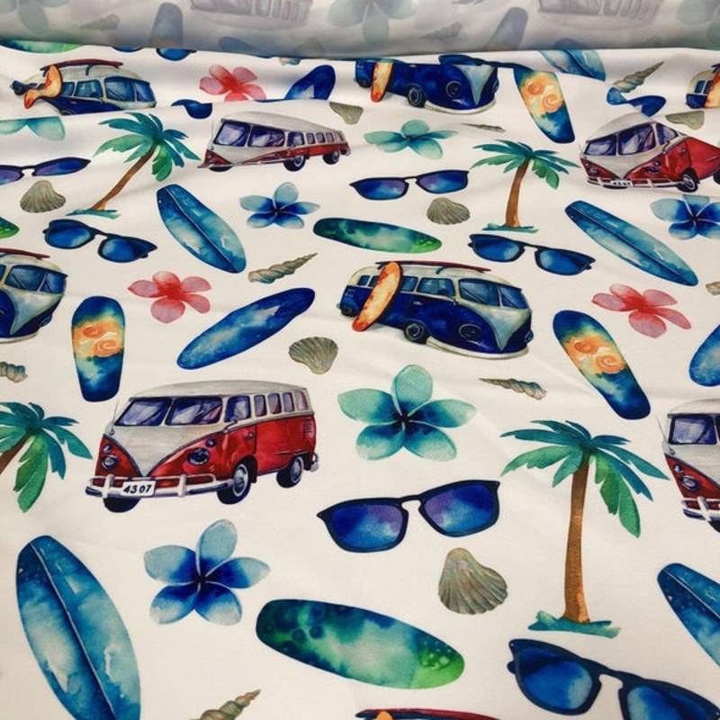 Surf's Up (Poly Print) Wholesale Fabric