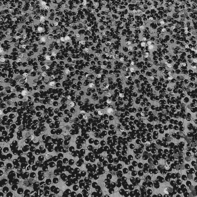 Taffeta Sequins Wholesale Fabric in Charcoal