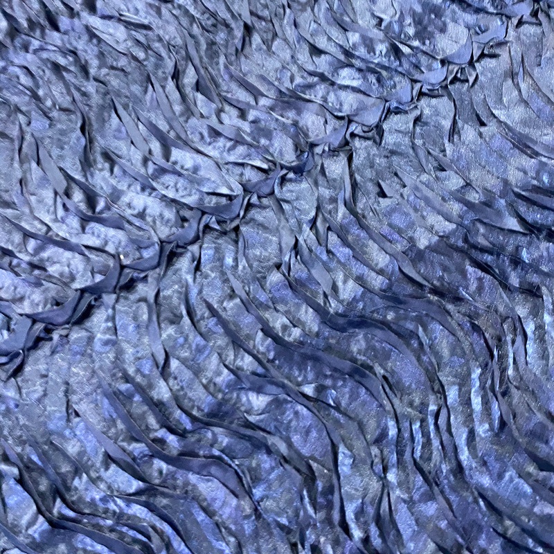 Austrian Wave Satin Wholesale Fabric in Navy