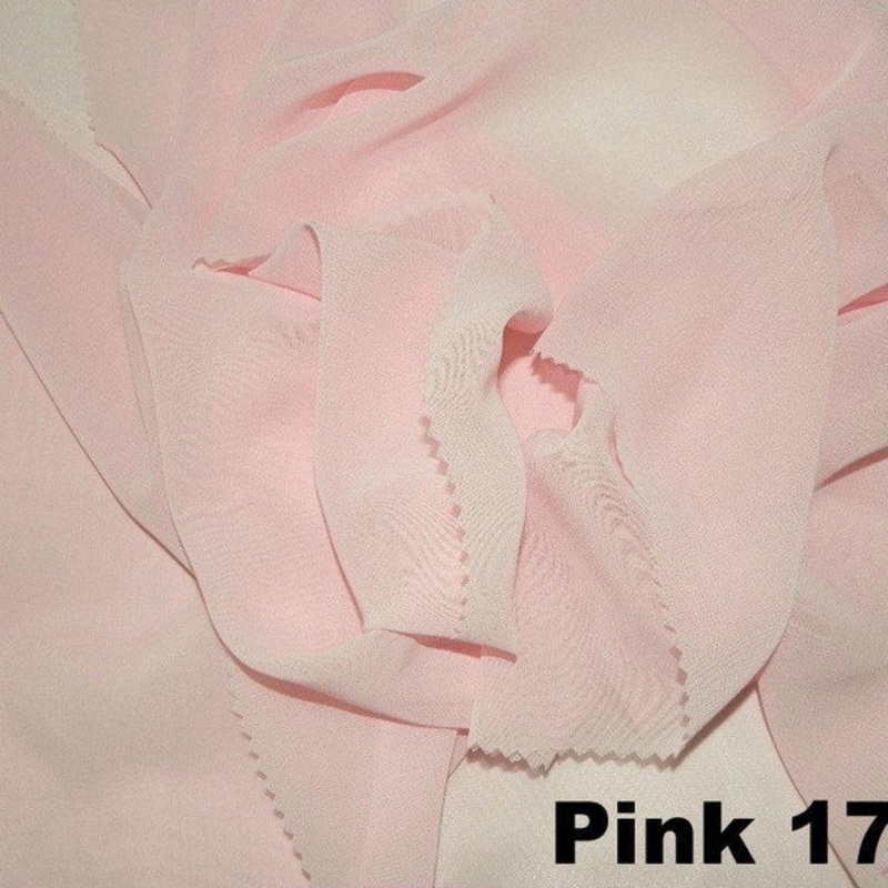 Chiffon Wholesale Fabric in Pink 1720