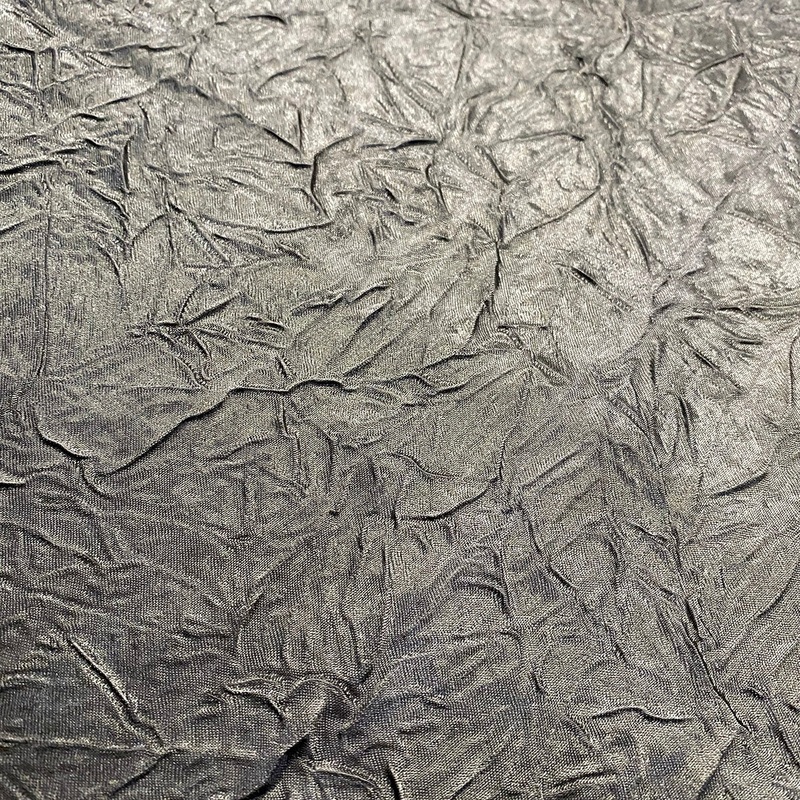 Crush Satin (Bichon) Wholesale Fabric in Grey 665