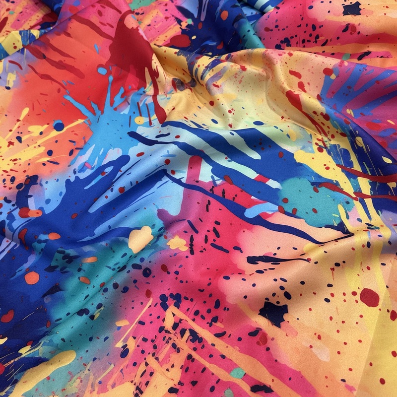 Rainbow Burst (Poly Print) Wholesale Fabric