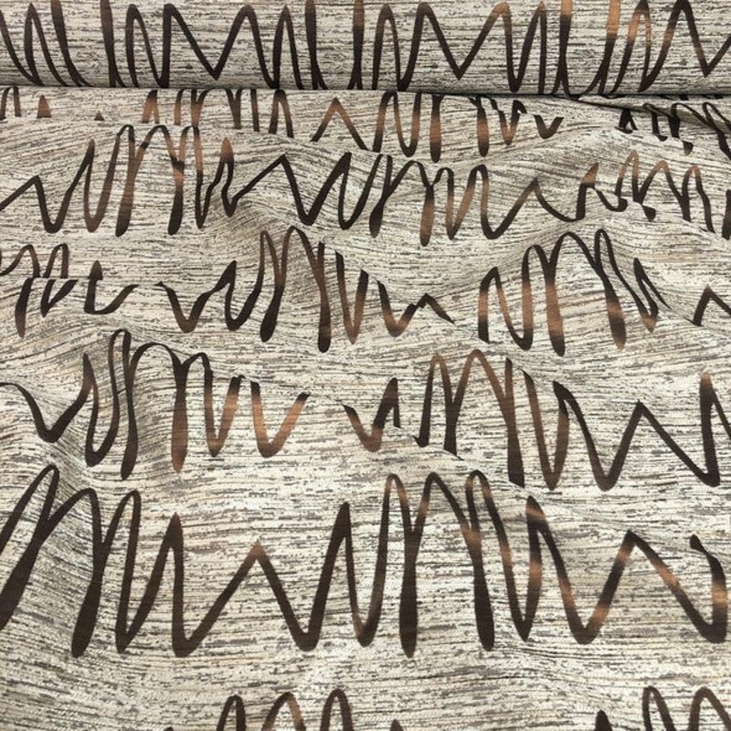 Zion Jacquard Wholesale Fabric in Copper