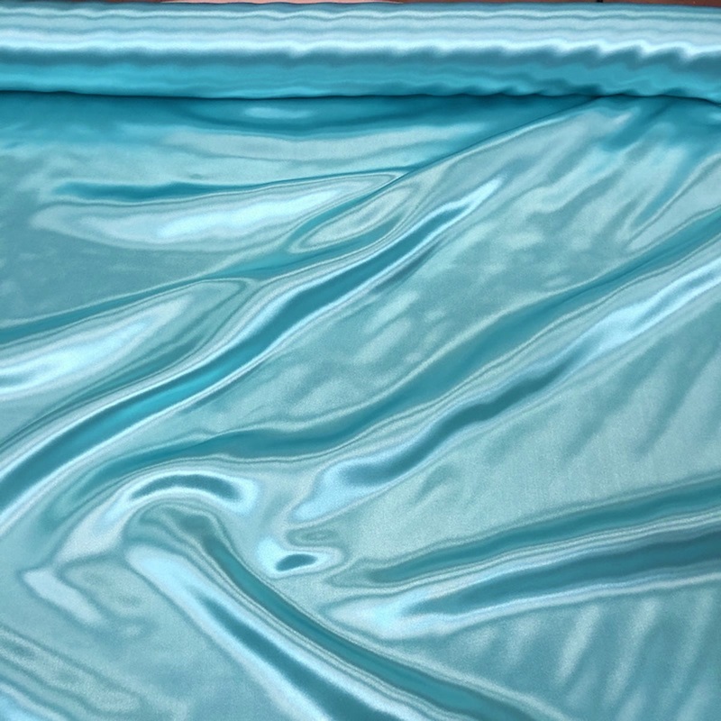 Bridal Satin Wholesale Fabric in Aqua 916