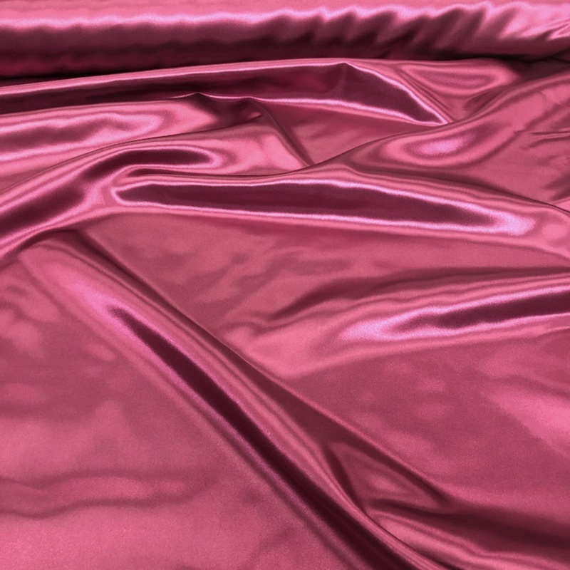 Bridal Satin Wholesale Fabric in Burgundy 232