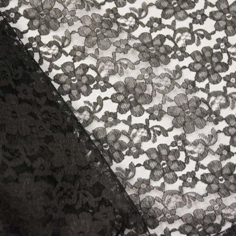 Classic Lace Wholesale Fabric in Black