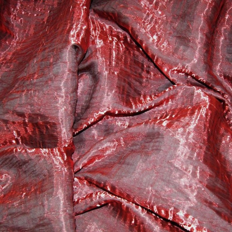 Crush Shimmer (Galaxy) Wholesale Fabric in Bordeaux 1