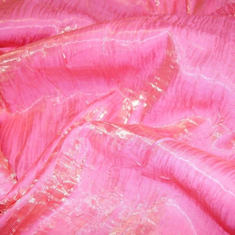 Crush Shimmer (Galaxy) Wholesale Fabric in Flamingo Pink 33