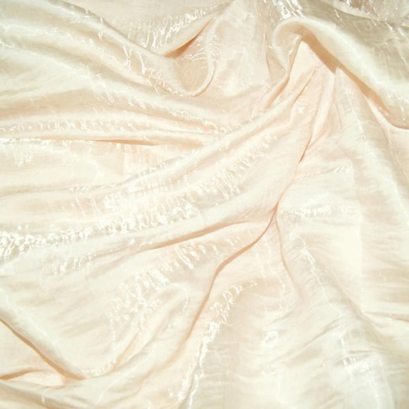 Crush Shimmer (Galaxy) Wholesale Fabric in Ivory 18