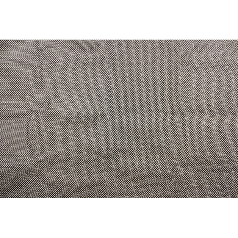 Doscher Vinyl Embossed Basketweave Fabric in Gray