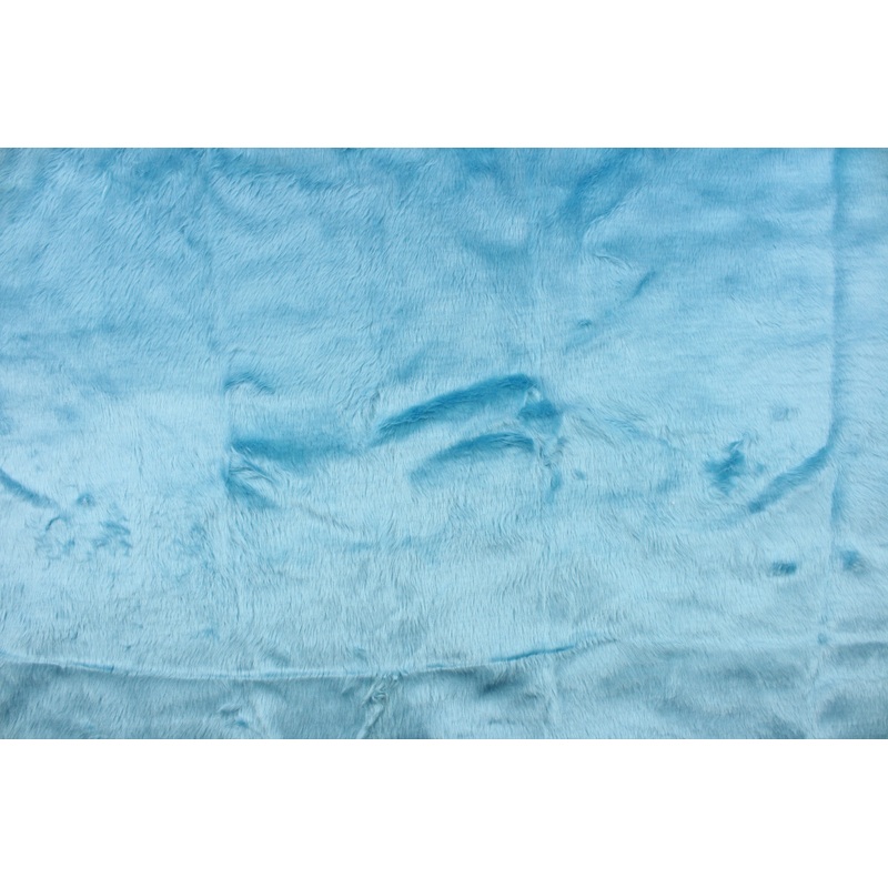 Faux Fur in Baby Boy Blue