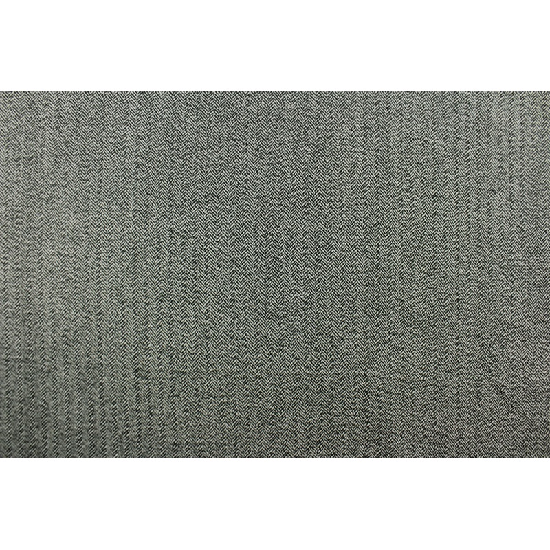 Wool Herringbone Fabric in Moss