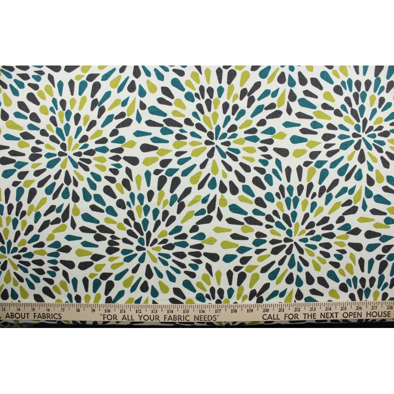 Robert Allen Many Petals in Turquoise