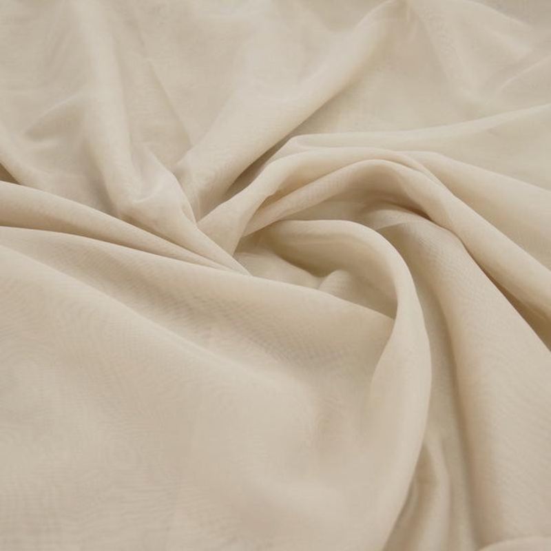 Voile Wholesale Fabric in Taupe 1184