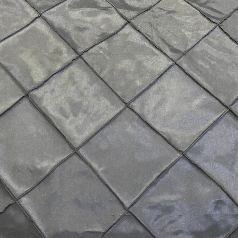 4" Pintuck Taffeta Wholesale Fabric in Charcoal