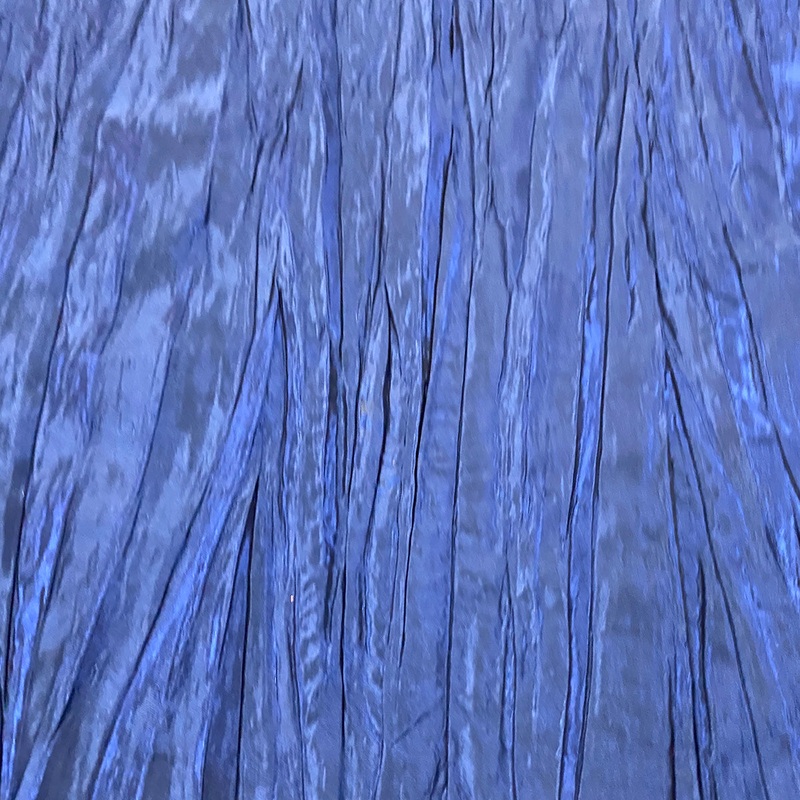 Accordion Taffeta Wholesale Fabric in Navy
