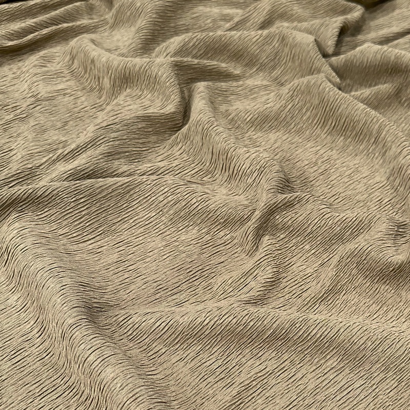 Bella Crepe Wholesale Fabric in Taupe