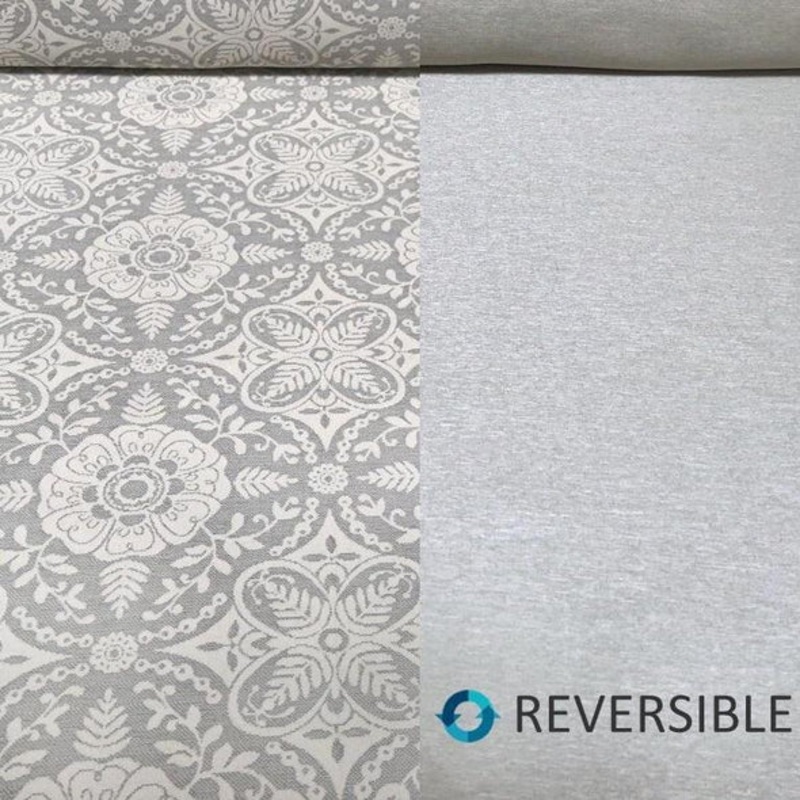 Morocco Jacquard (Reversible) Wholesale Fabric in Grey