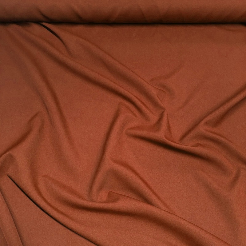 Scuba (Wrinkle-Free) Wholesale Fabric in Rust 1351