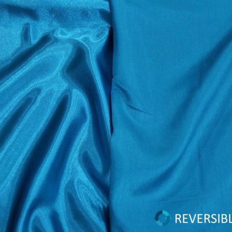 Shantung Satin (Reversible) Wholesale Fabric in Turquoise