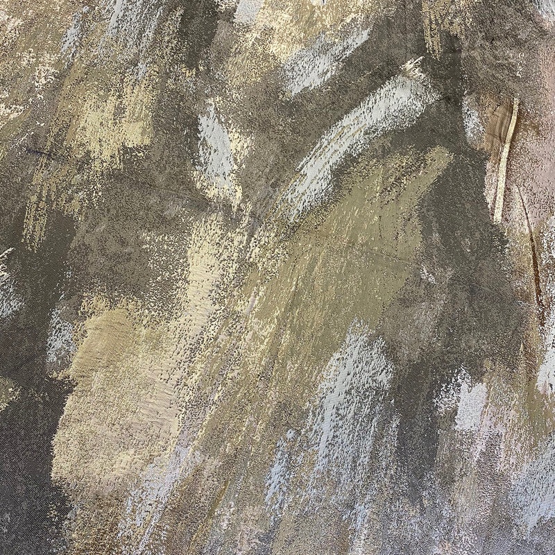 Element Jacquard Wholesale Fabric in Gold