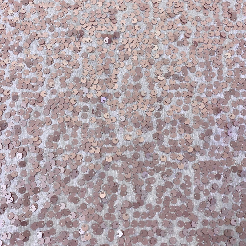 Taffeta Sequins Wholesale Fabric in Blush Matte