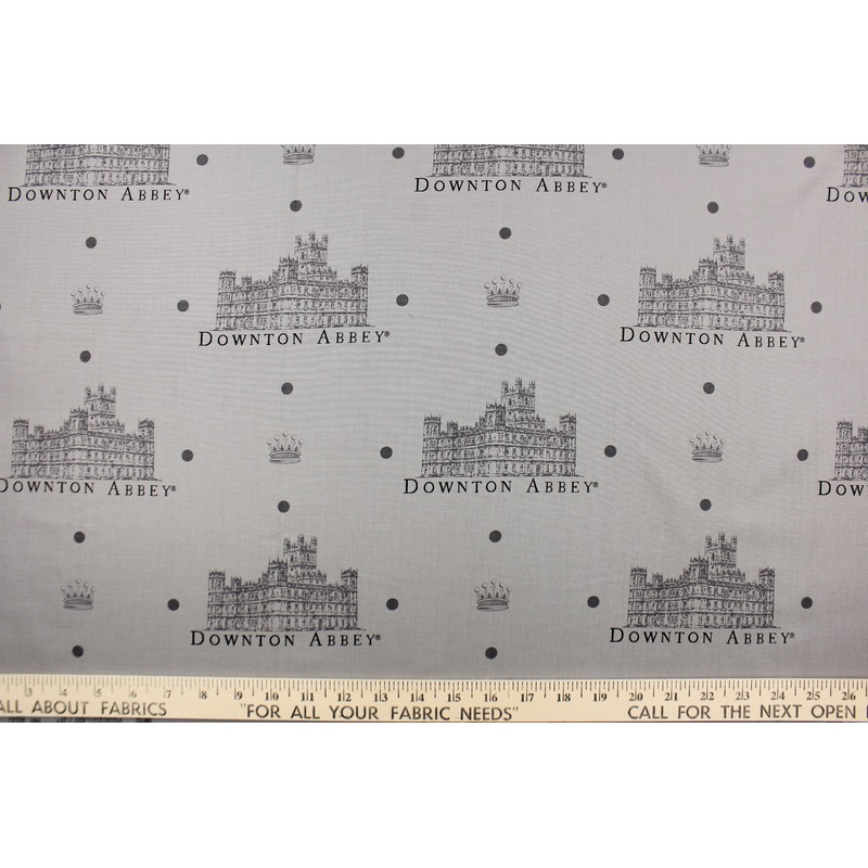Andover Fabrics Downton Abbey in Gray Castle 7317-C