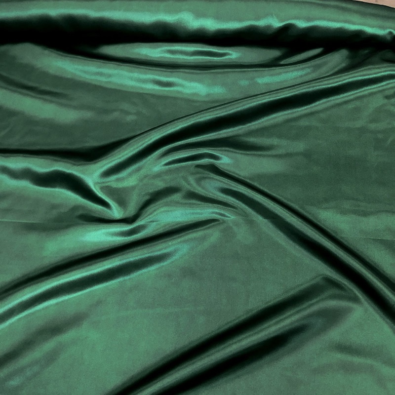 Bridal Satin Wholesale Fabric in Hunter Green 38