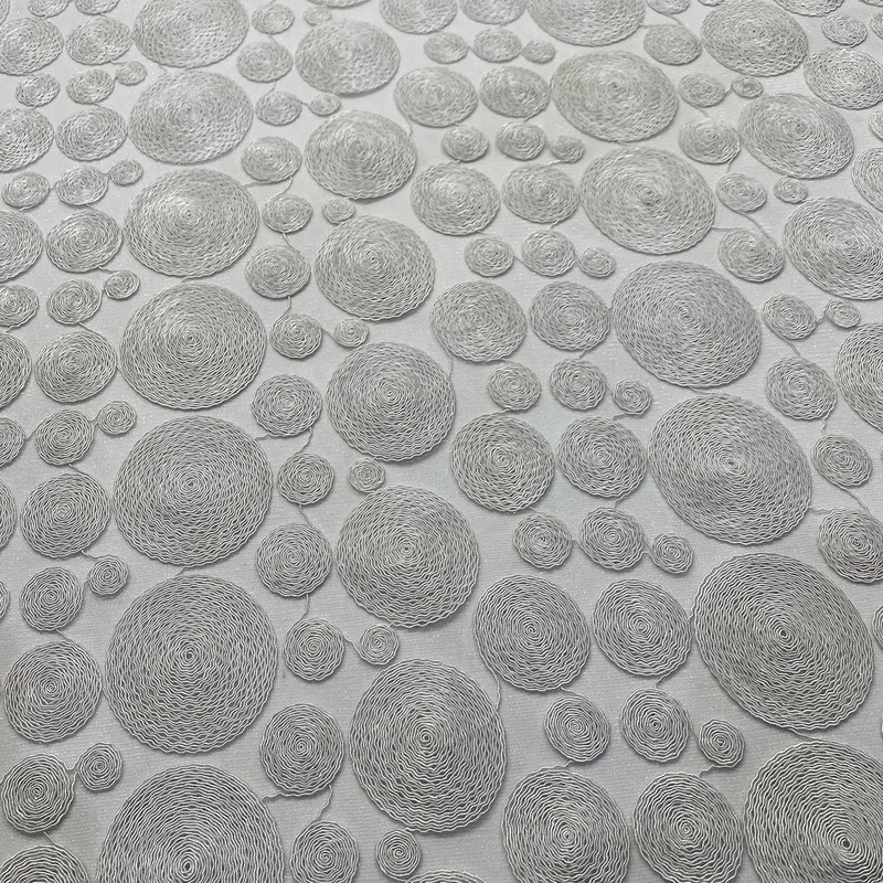 Coin Wholesale Fabric in White