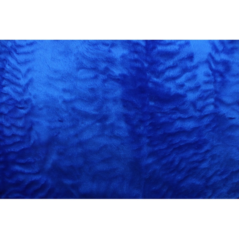 Faux Fur in Neon Blue