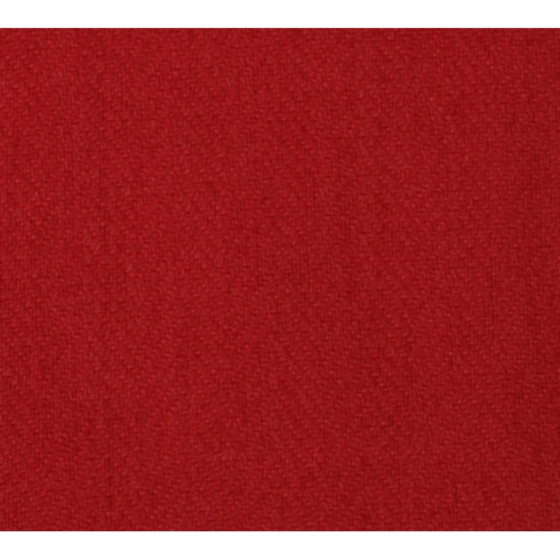Herringbone Polypropylene Woven Indoor/Outdoor Fabric in Red