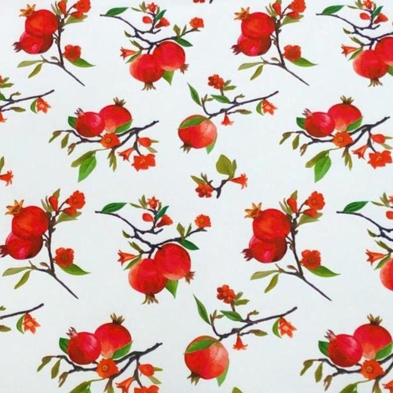 Pomegranate (Poly Print) Wholesale Fabric