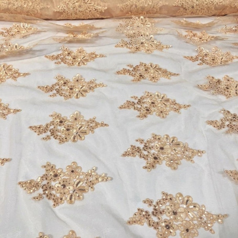 Venetian Lace Wholesale Fabric in Ivory
