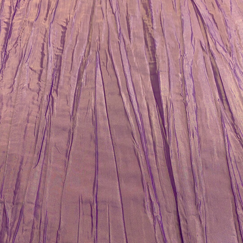 Accordion Taffeta Wholesale Fabric in Mauve
