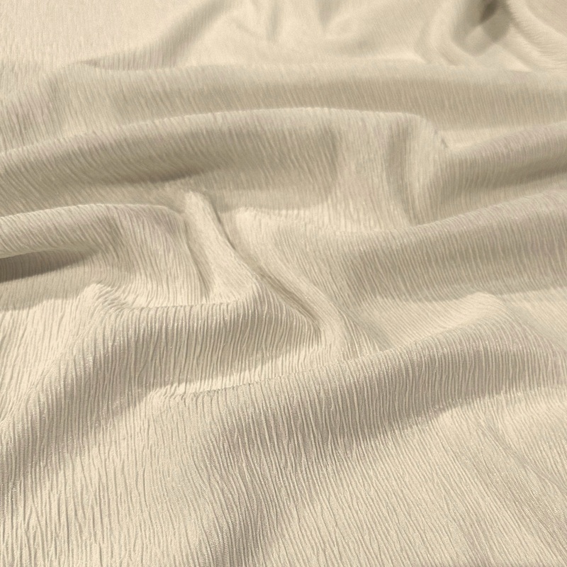 Bella Crepe Wholesale Fabric in Bone