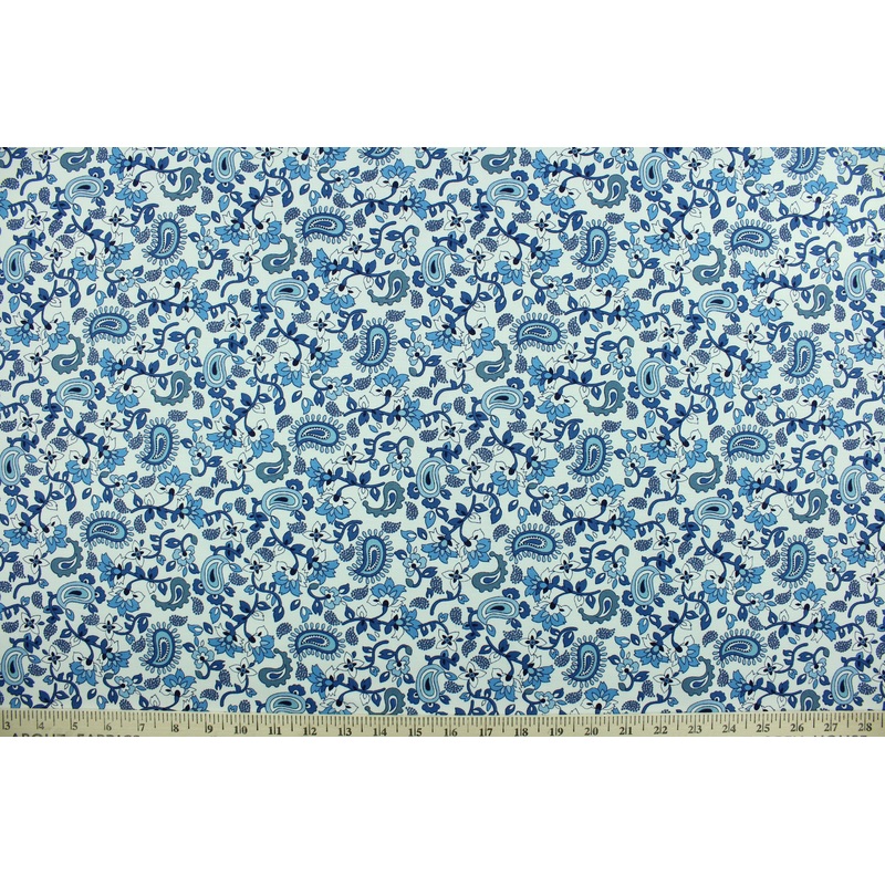 Benartex Scripture in Blue
